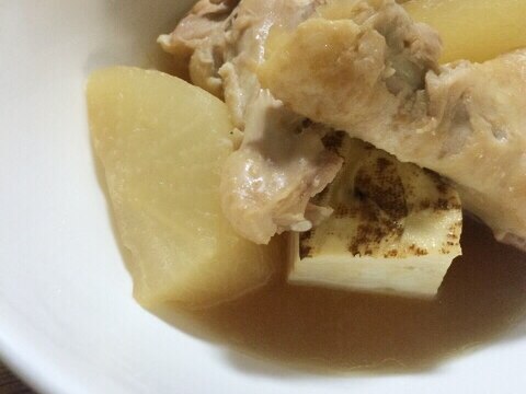 簡単 優しいお味の手羽元 大根 焼き豆腐の煮物 レシピ 作り方 By はるっちじゅんじ 楽天レシピ